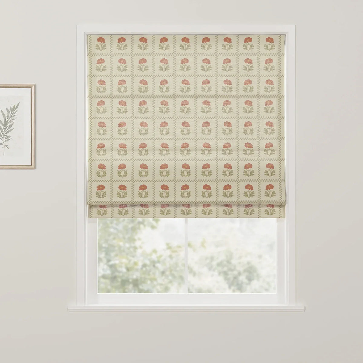 Sabrina Ramkhelawan x TWOPAGES Canyon Grove Cotton Roman Blind Cordless