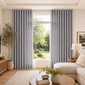 Karin Pure Wool S-fold Curtains with Belt Hook - Lora Track