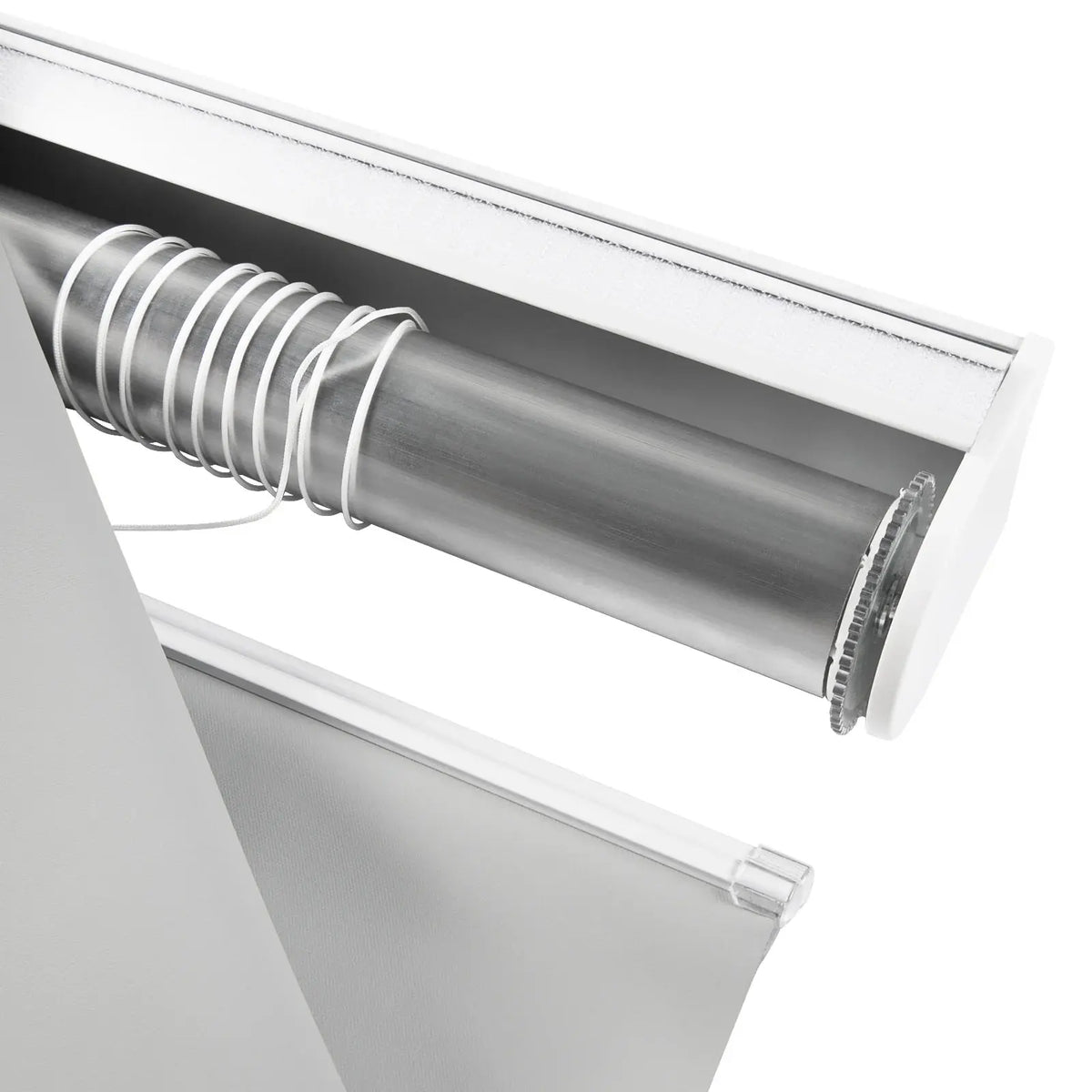 Alvin Motorised Blockout Boutique Roman Blind