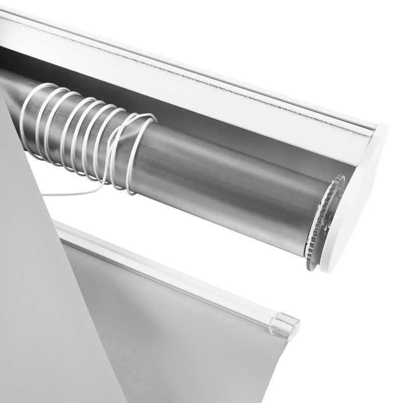 Alvin Motorised Blockout Boutique Roman Blind