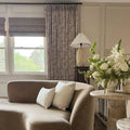 Sara Le x TWOPAGES Vintage Printed Linen Pleated Curtains