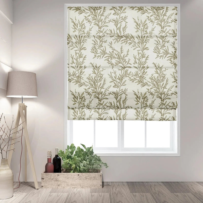 Sara Le x TWOPAGES Printed Linen Roman Blind Cordless