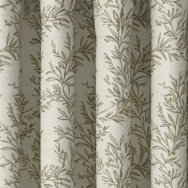Sara Le Print Linen Drapery Pleated -TWOPAGES