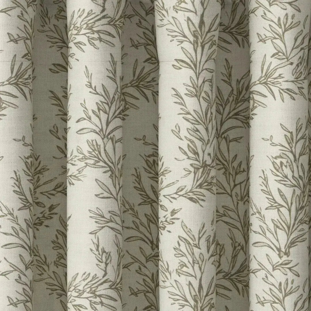 Sara Le Print Linen Drapery Pleated -TWOPAGES