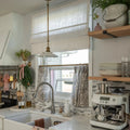 Sara Le x TWOPAGES Vintage Printed Linen Café Curtains