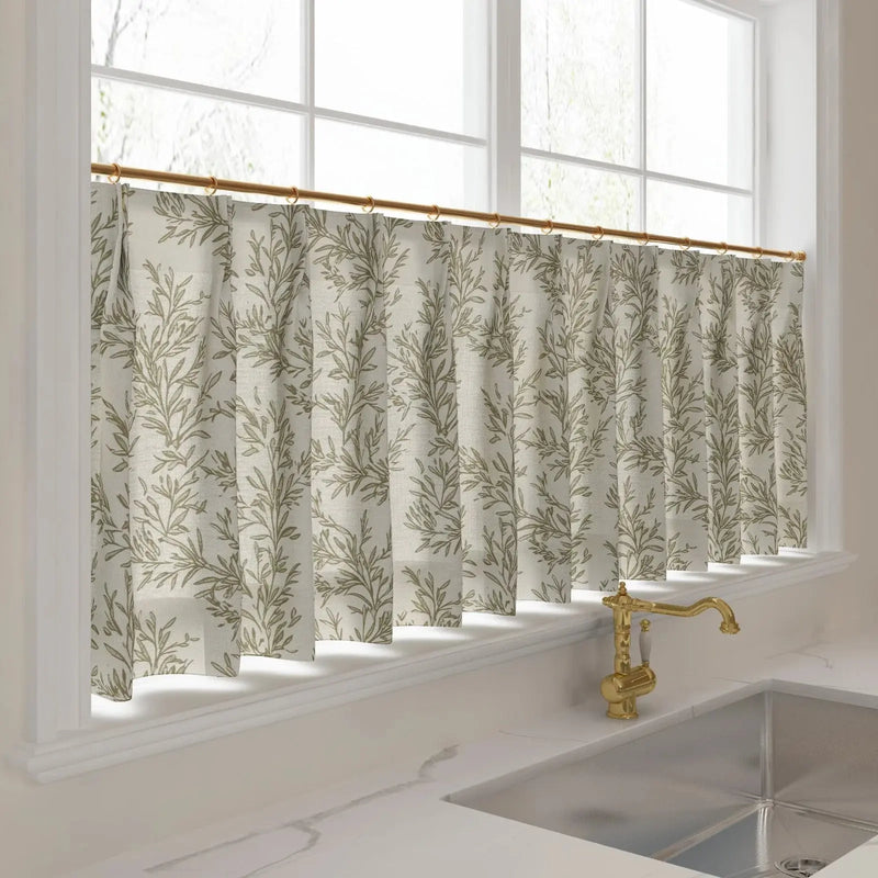 Sara Le x TWOPAGES Vintage Printed Linen Café Curtains