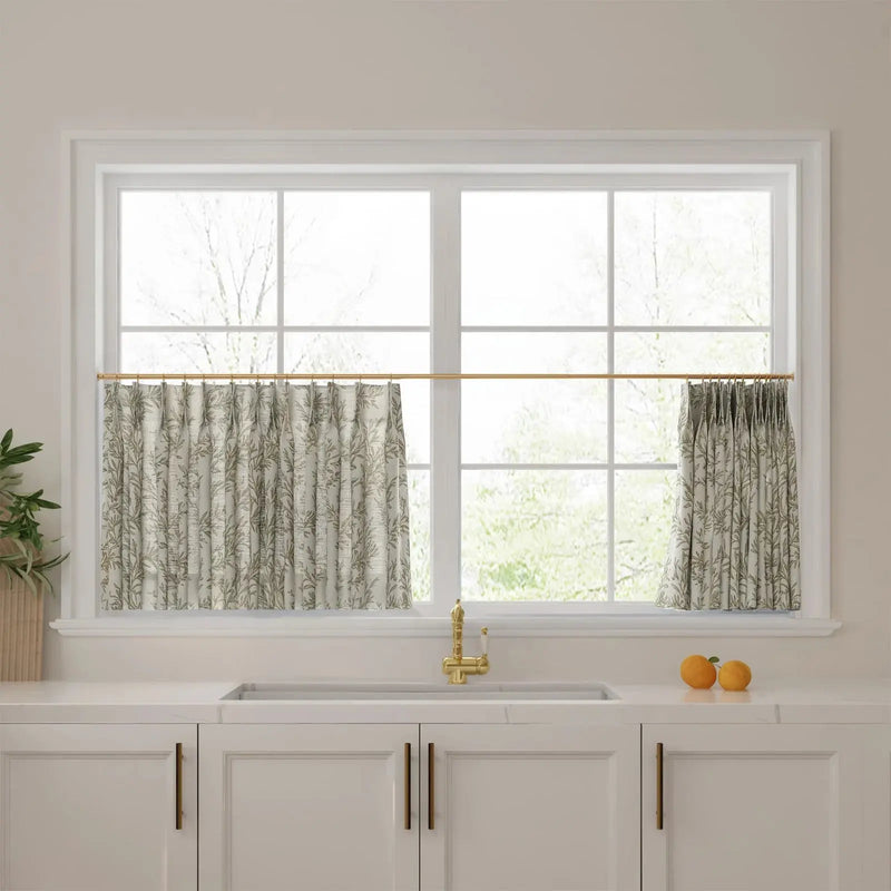 Sara Le x TWOPAGES Vintage Printed Linen Café Curtains