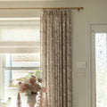 Sara Le x TWOPAGES Vintage Printed Linen Pleated Curtains