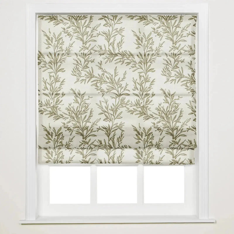 Sara Le x TWOPAGES Printed Linen Roman Blind Cordless