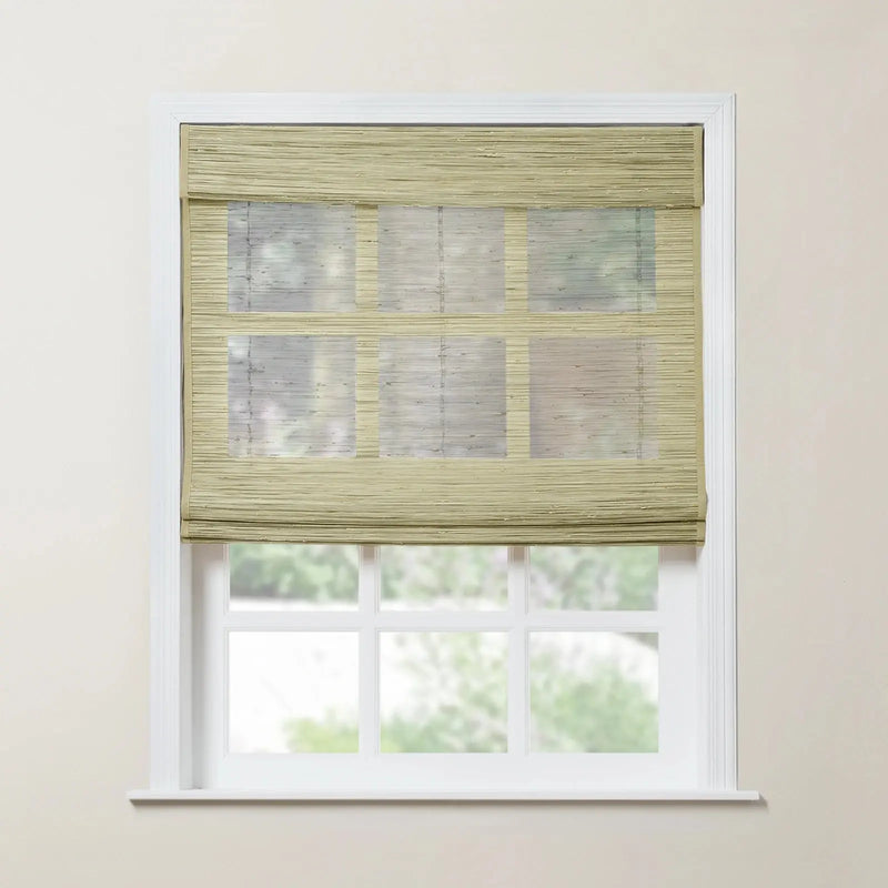 Rae Natural Ramie Bamboo Woven Blinds - Series P