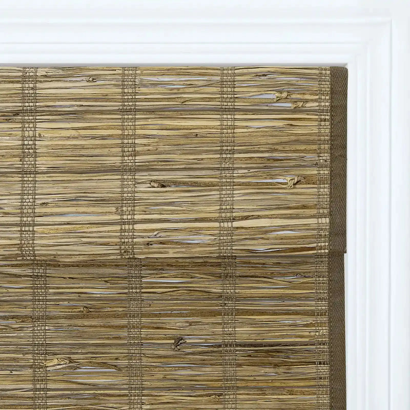 Rae Natural Ramie Jute Woven Wood Blinds - Series M
