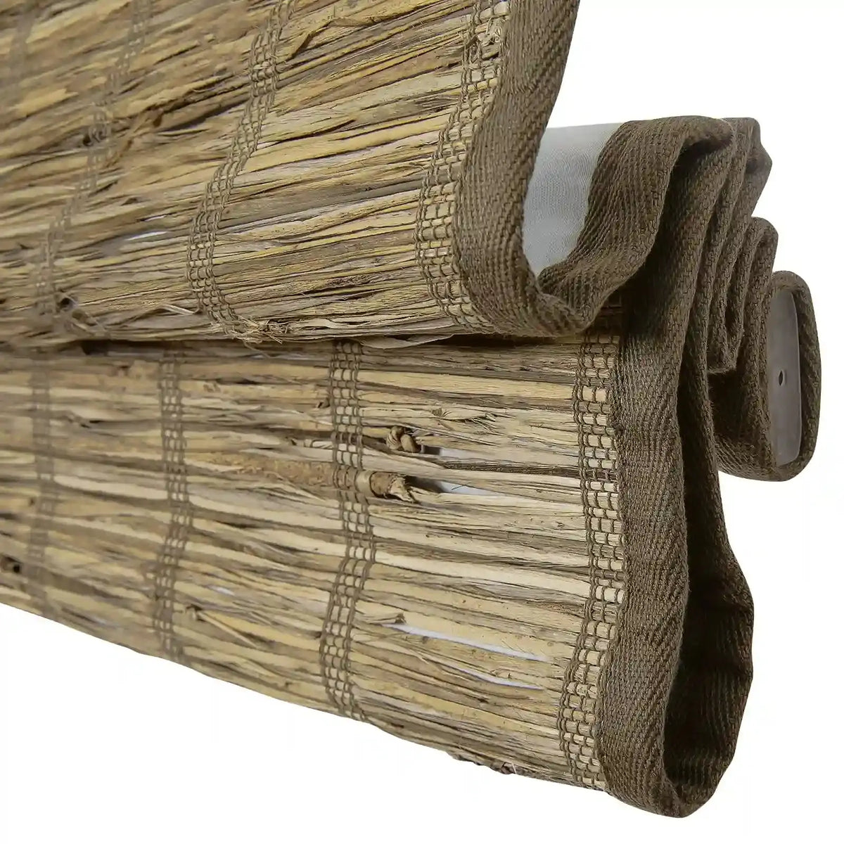 Rae Natural Ramie Jute Woven Wood Blinds - Series M