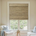 Rae Natural Ramie Jute Woven Wood Blinds - Series M