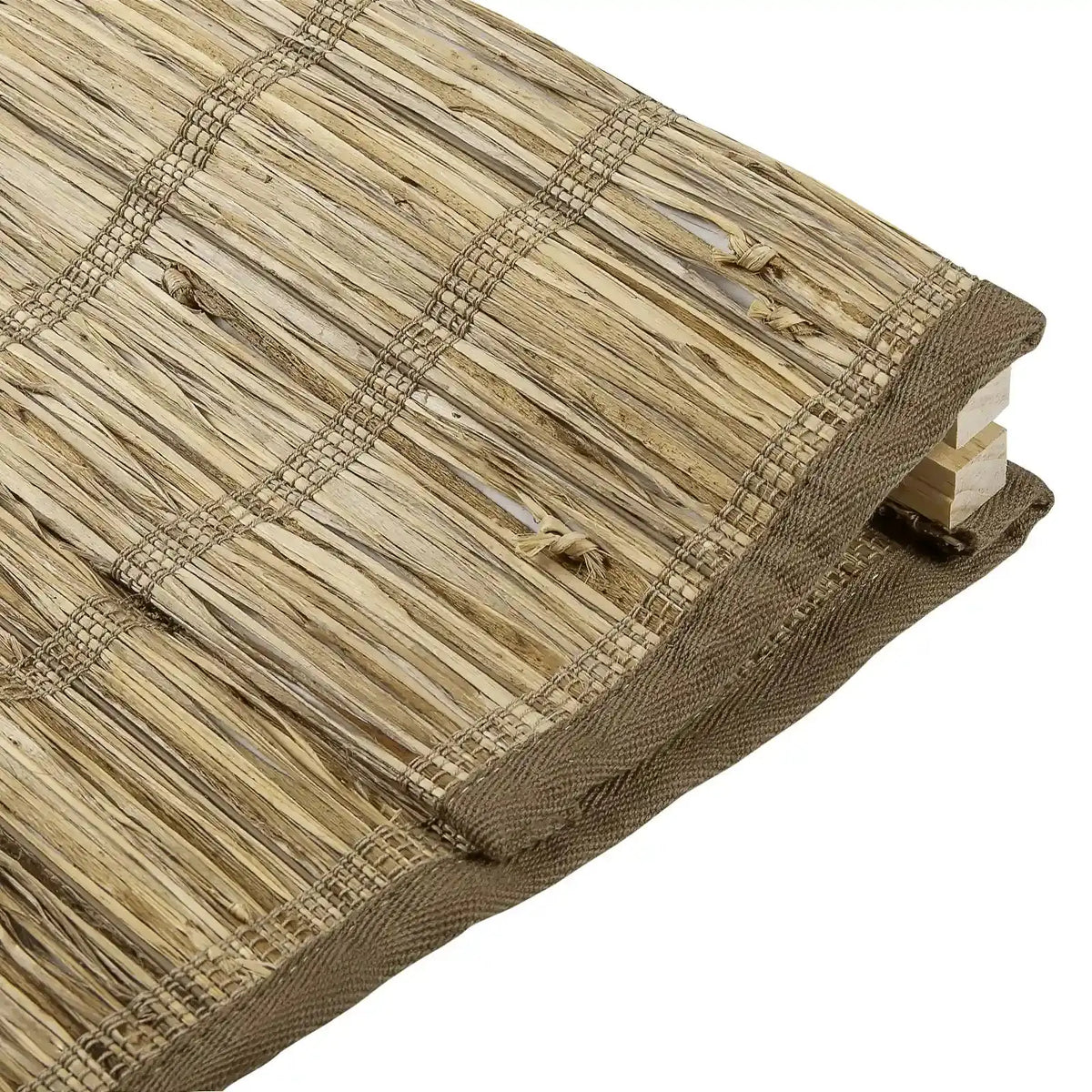 Rae Natural Ramie Jute Woven Wood Blinds - Series M