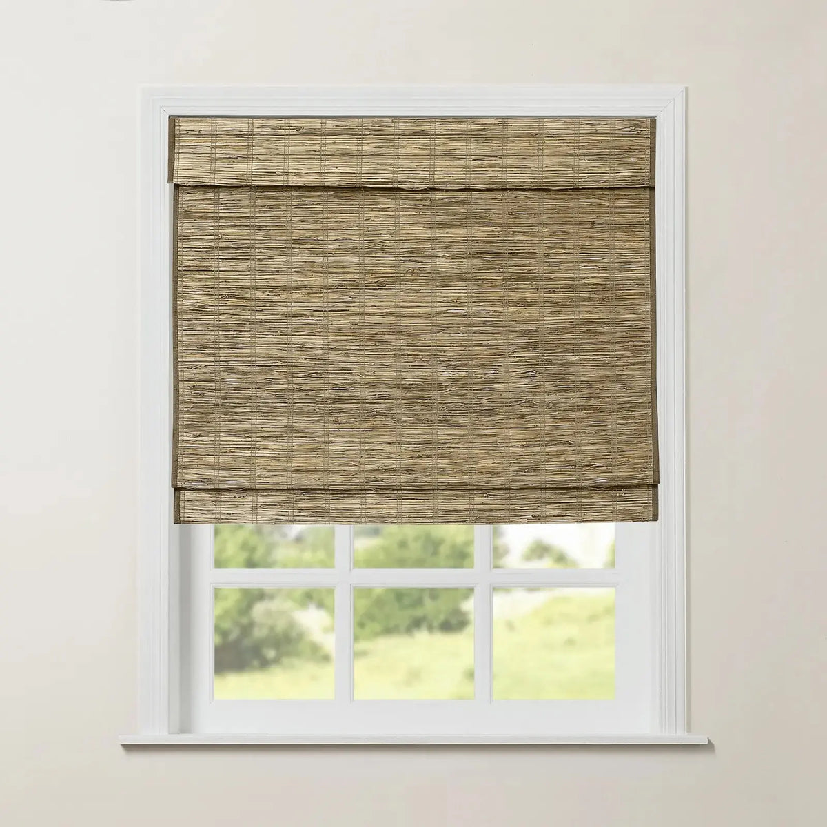 Rae Natural Ramie Jute Woven Wood Blinds - Series M