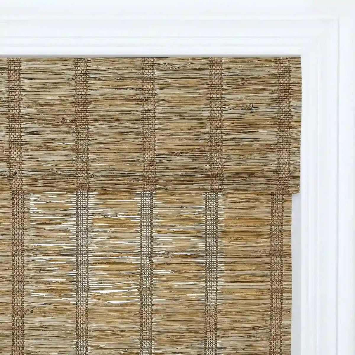 Rae Natural Ramie Jute Woven Wood Blinds - Series M