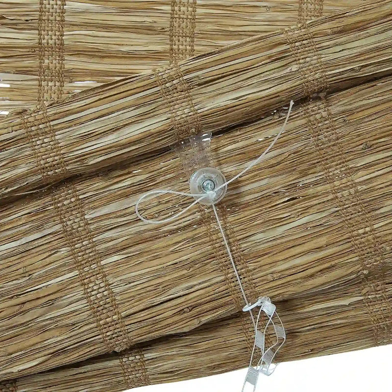 Rae Natural Ramie Jute Woven Wood Blinds - Series M