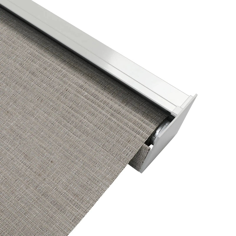 Rae Natural Jute Woven Wood Roller Blinds Cordless