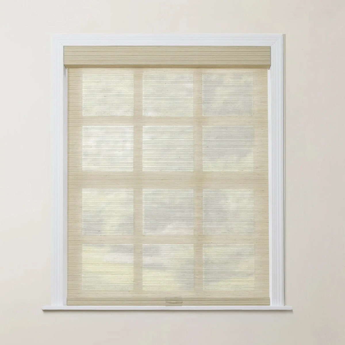 Rae Natural Jute Woven Wood Roller Blinds Cordless