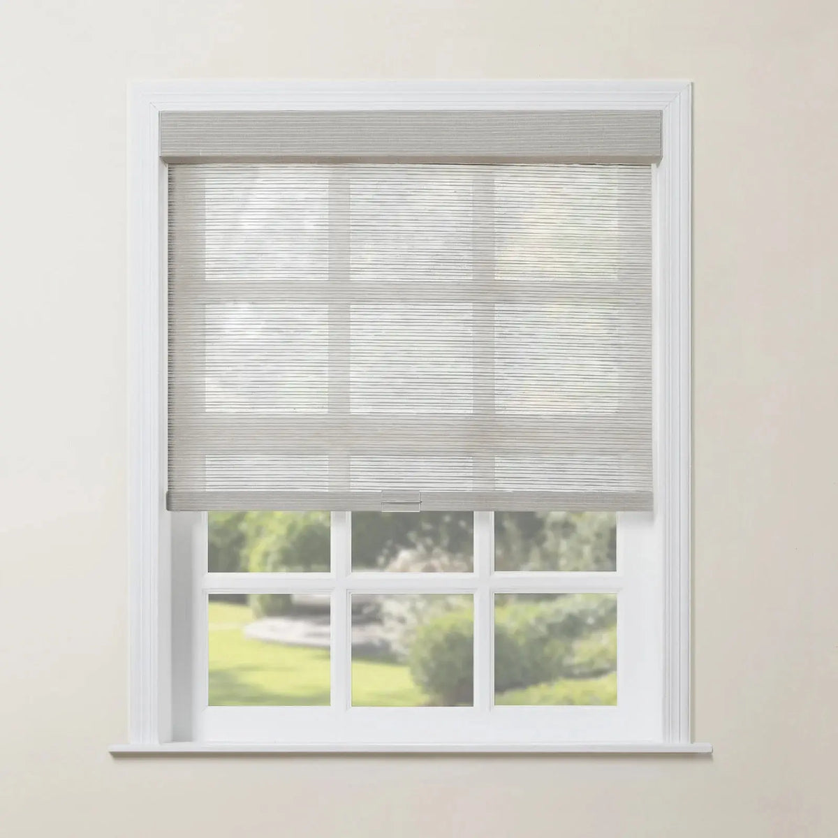 Rae Natural Jute Woven Wood Roller Blinds Cordless