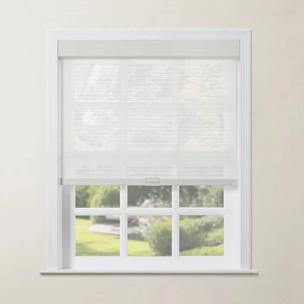 Rae Natural Jute Woven Wood Roller Blinds Cordless