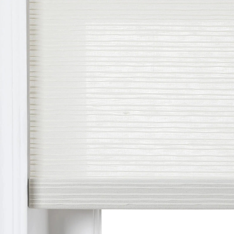 Rae Natural Jute Woven Wood Roller Blinds Cordless
