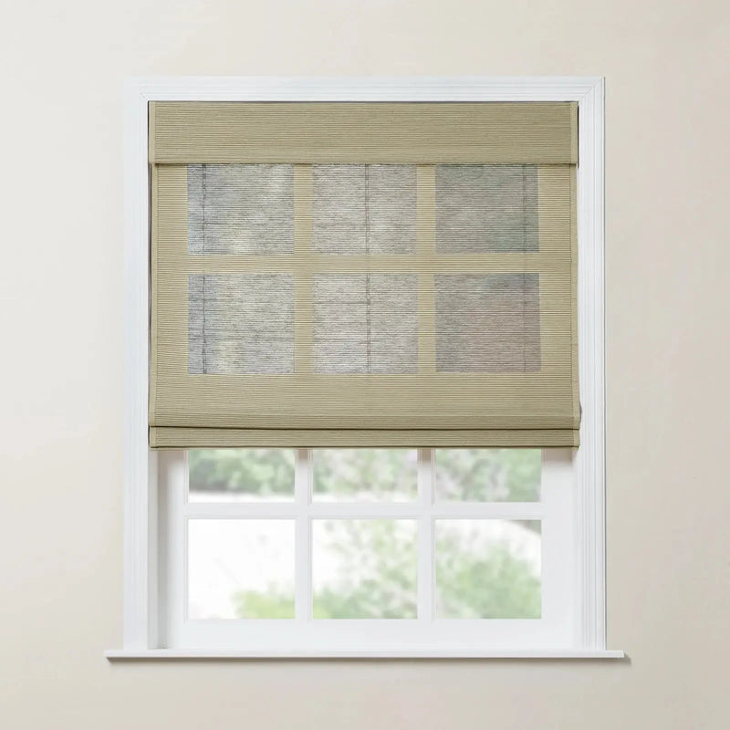 Rae Natural Ramie Bamboo Woven Blinds - Series P