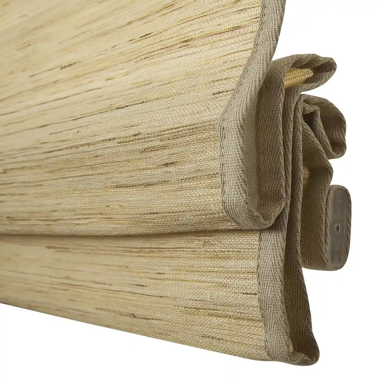 Rae Natural Ramie Jute Woven Wood Blinds - Series M