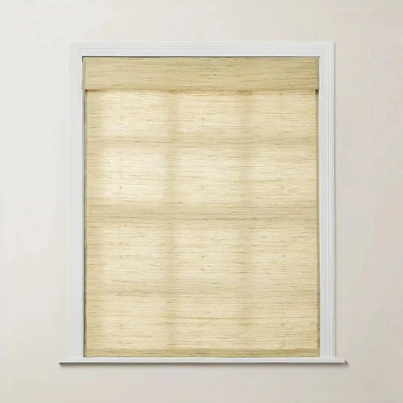 Rae Natural Ramie Jute Woven Wood Blinds - Series M
