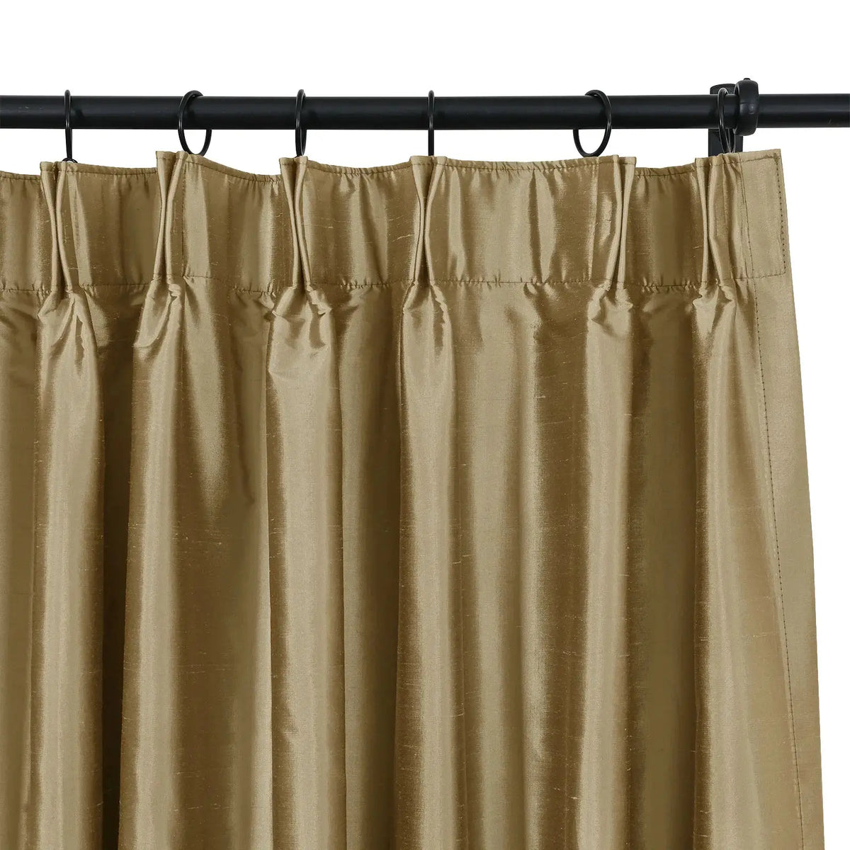 Selman Dupioni Silk Pleated Curtain