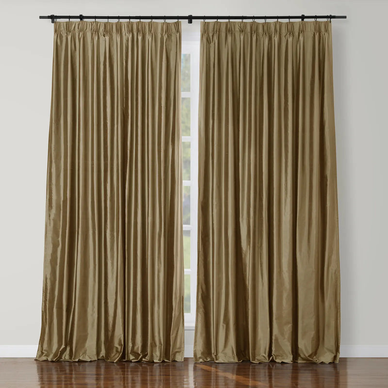 Selman Dupioni Silk Pleated Curtain