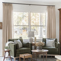 Liz Linen Pleated Curtains