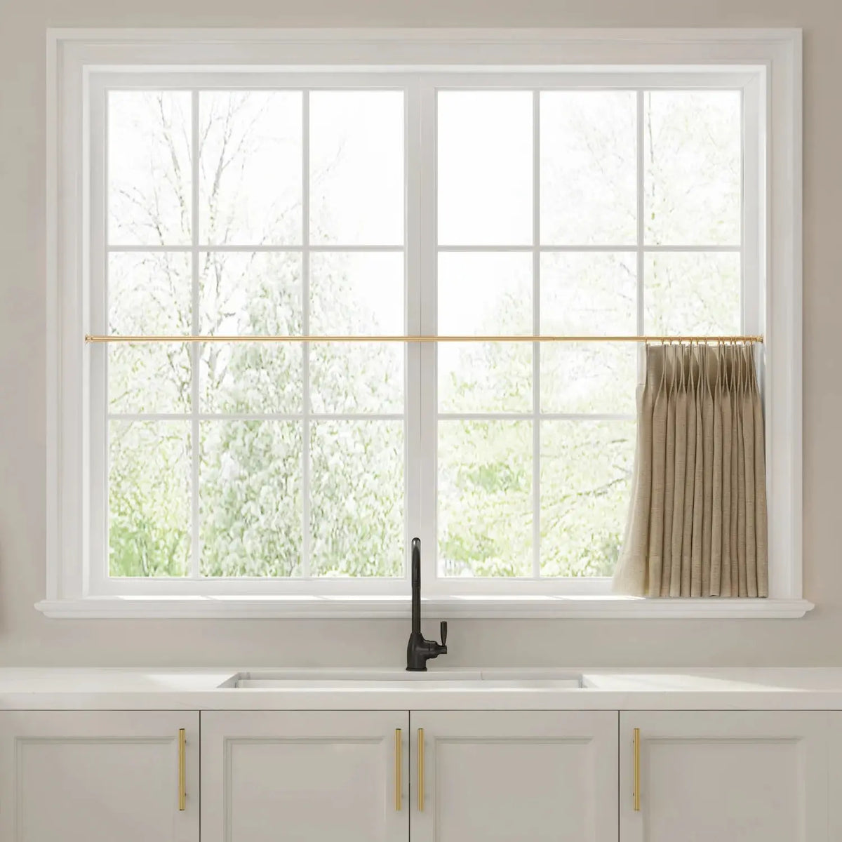 Liz Linen Cafe Curtains
