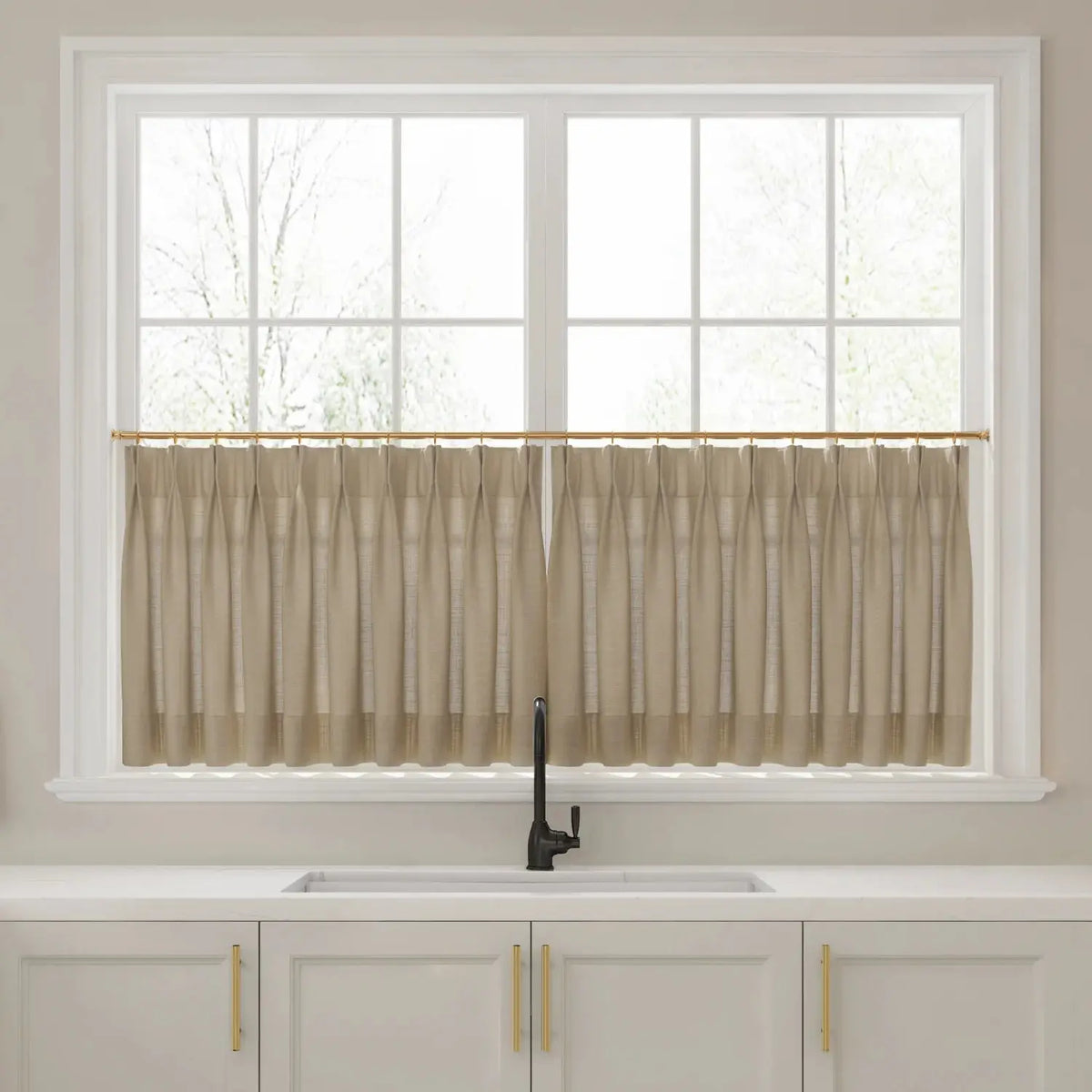 Liz Linen Cafe Curtains