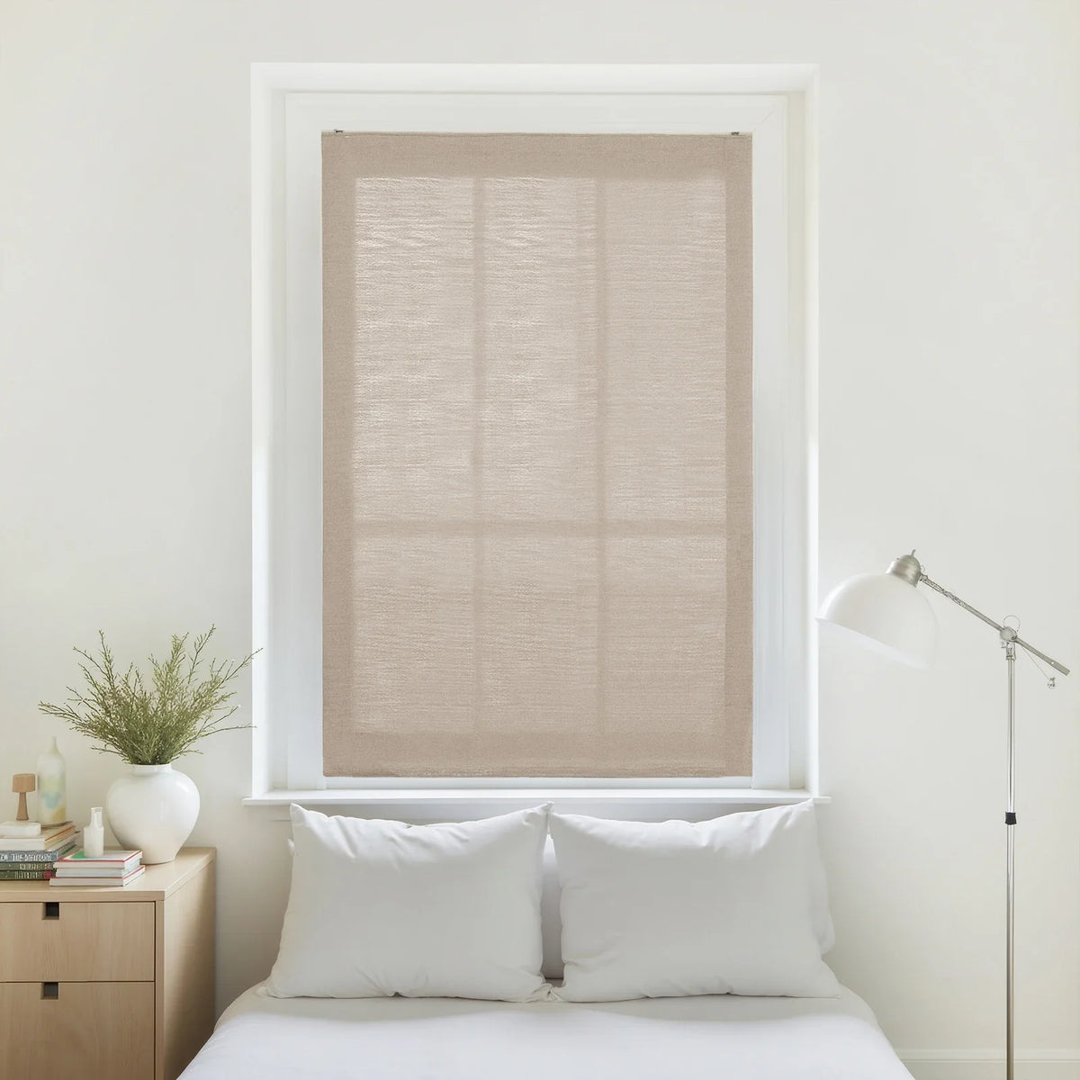 Liz Linen Relaxed Roman Blind Cord Lift