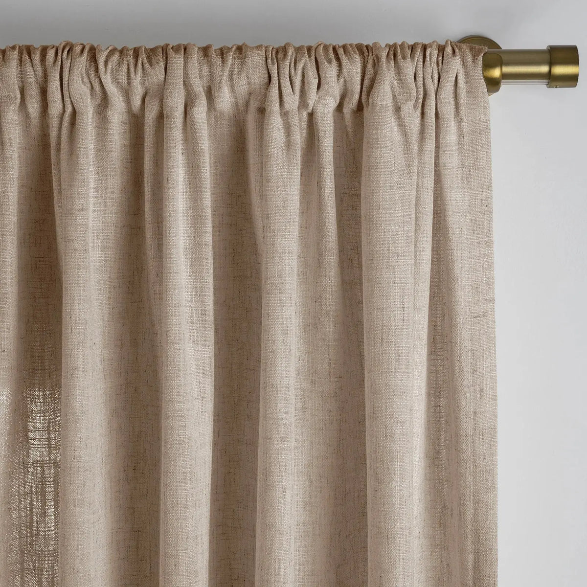 Liz Linen Soft Top Curtains