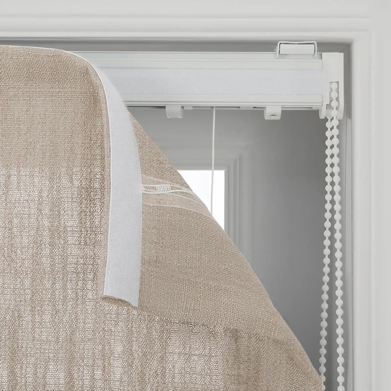 Liz Linen Flat Roman Blind Cord Lift