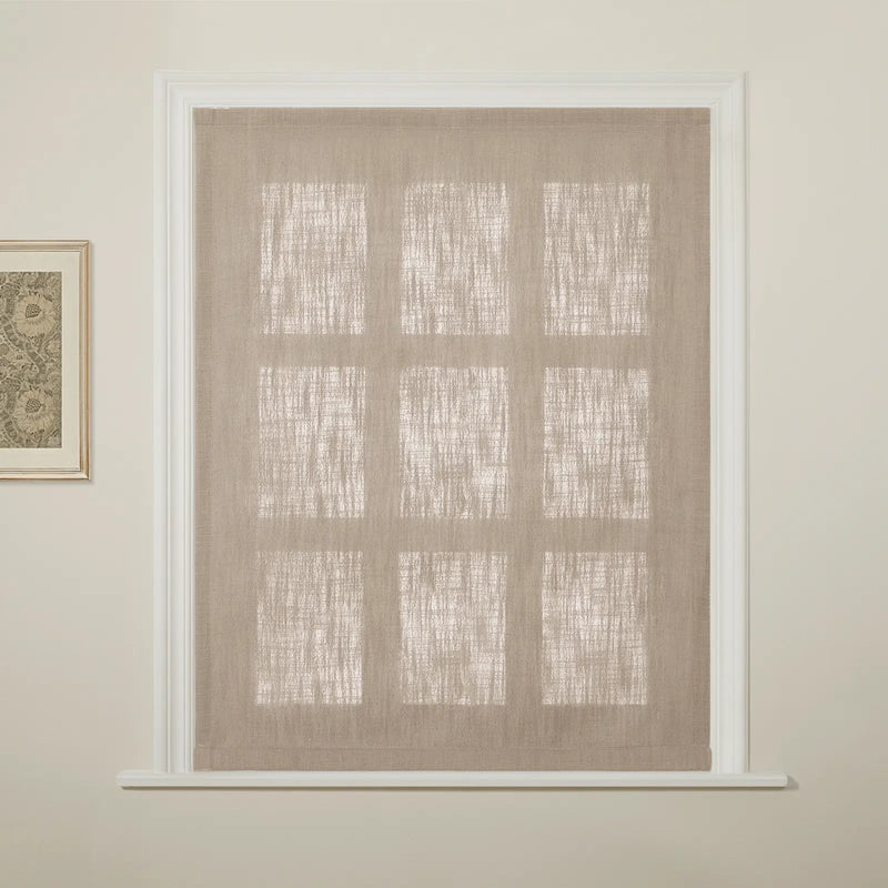 Liz Linen Flat Roman Blind Cord Lift