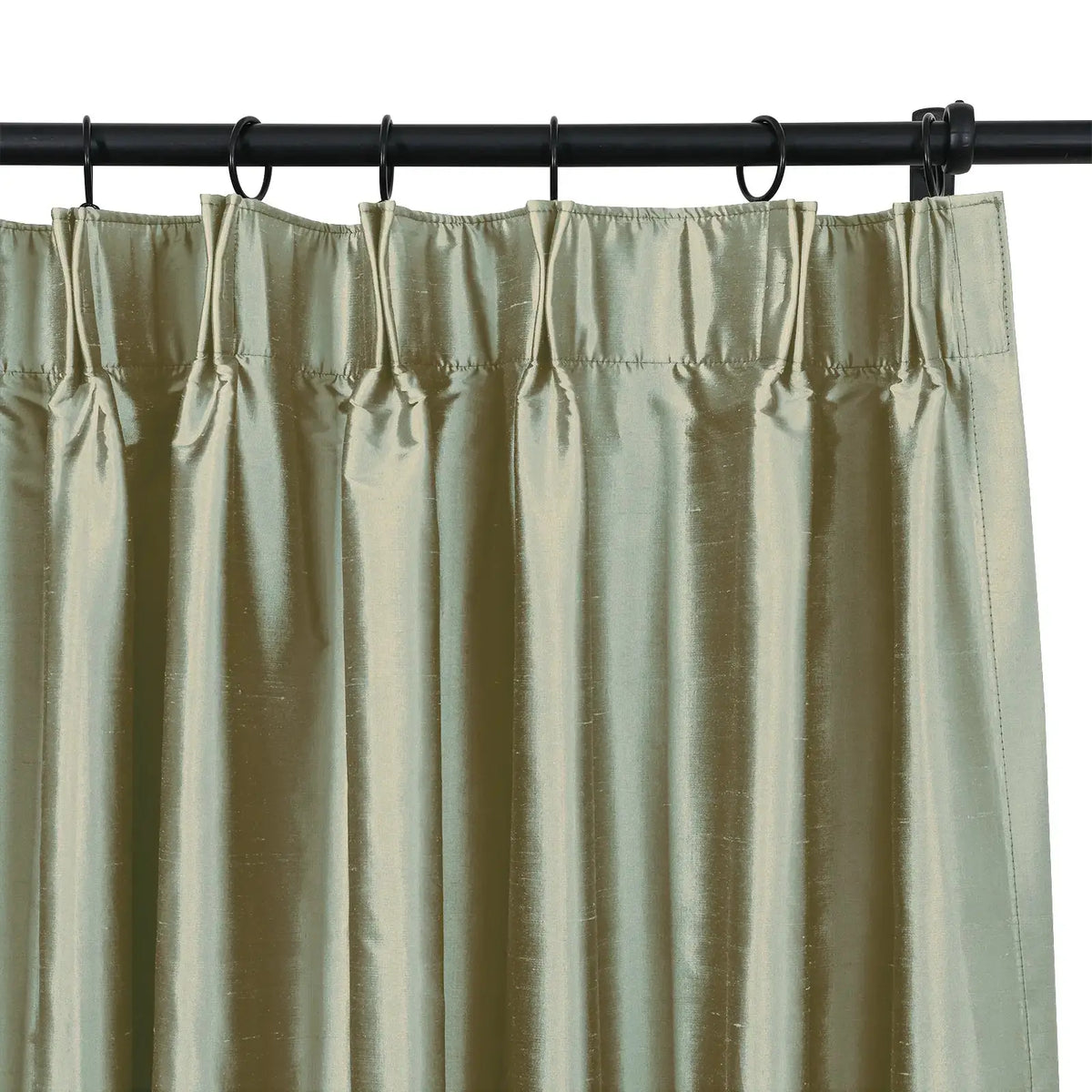 Selman Dupioni Silk Pleated Curtain