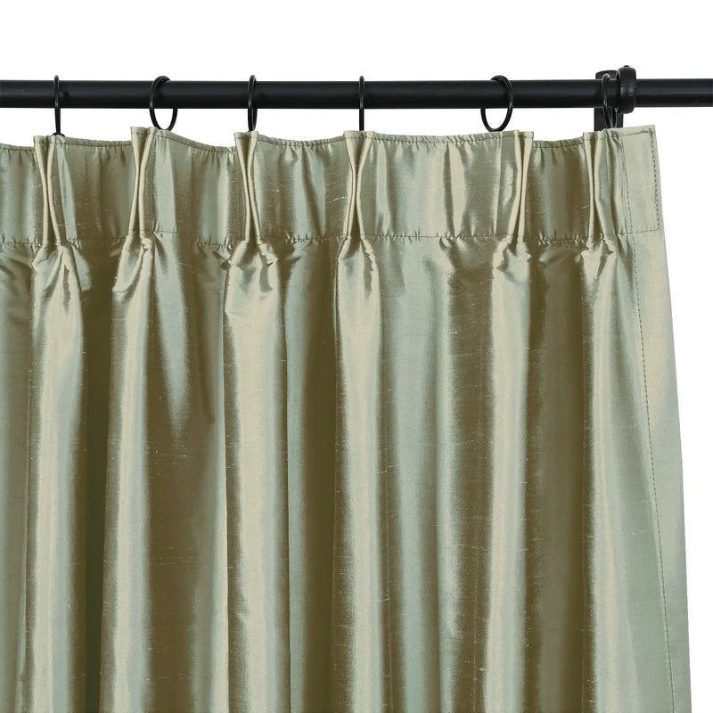 Selman Dupioni Silk Pleated Curtain