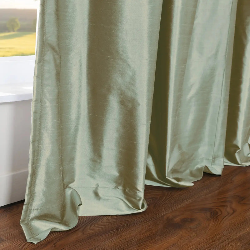 Selman Dupioni Silk Pleated Curtain