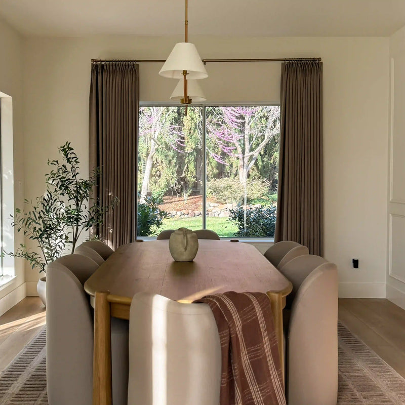 Liz Linen Pleated Curtains