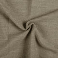 Taupe Grey Liz Linen Pleated Curtains soft linen weave gathered into a spiral close-up