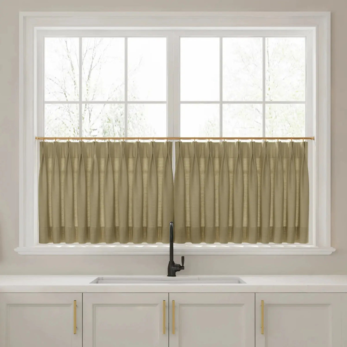 Liz Linen Cafe Curtains