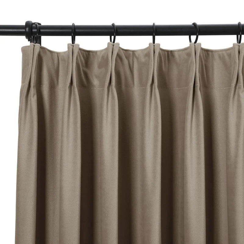 Tavis Premium Velvet Pleated Curtain