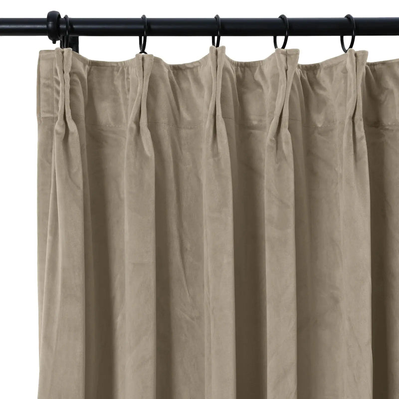 Birkin Velvet Pleated Curtains
