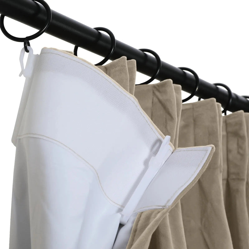 Birkin Velvet Pleated Curtains