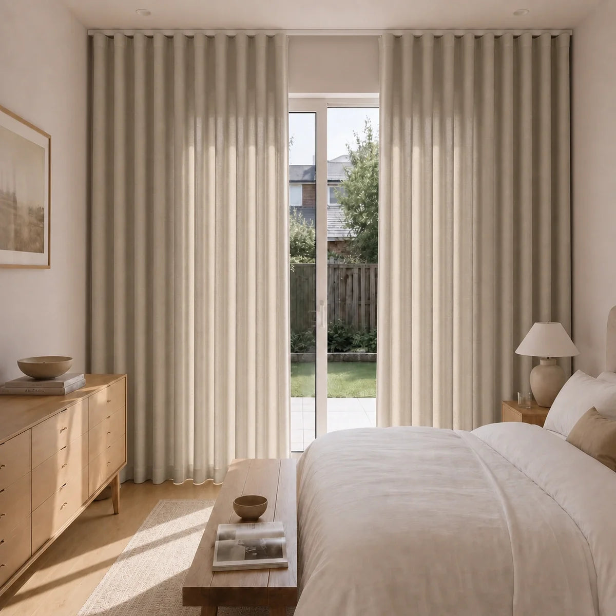 Birkin Velvet S-fold Curtains with Belt Hook - Lora Track