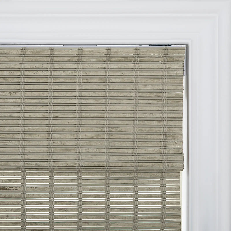 Rae Natural Ramie Jute Woven Wood Shades - Series W
