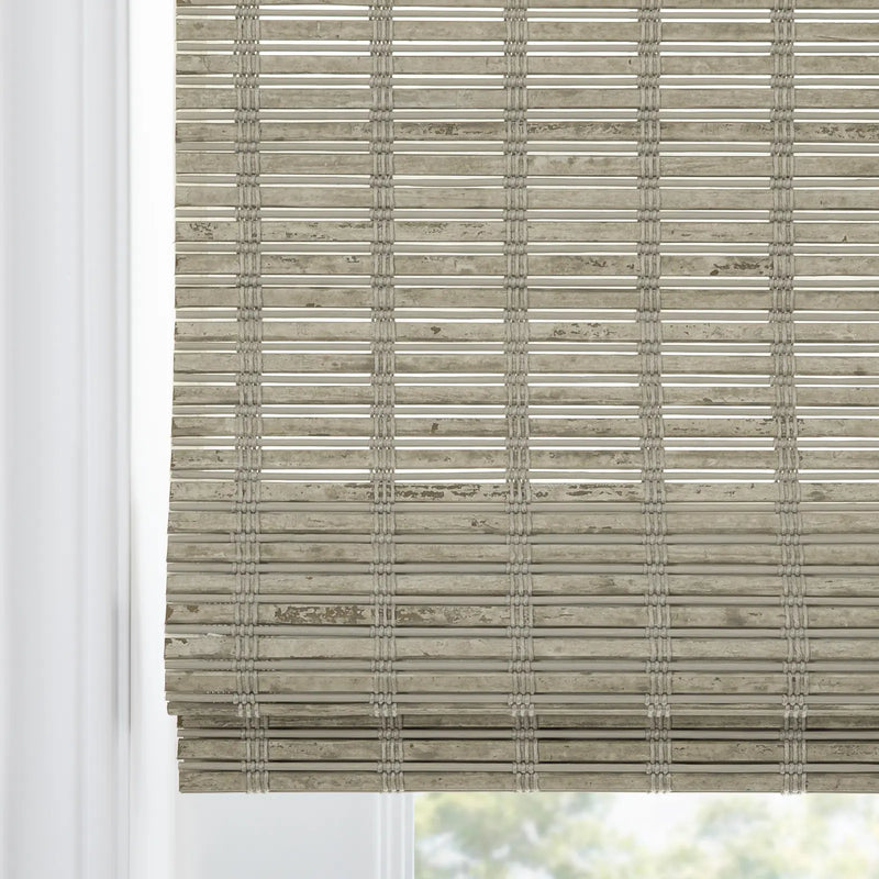 Rae Natural Ramie Jute Woven Wood Shades - Series W
